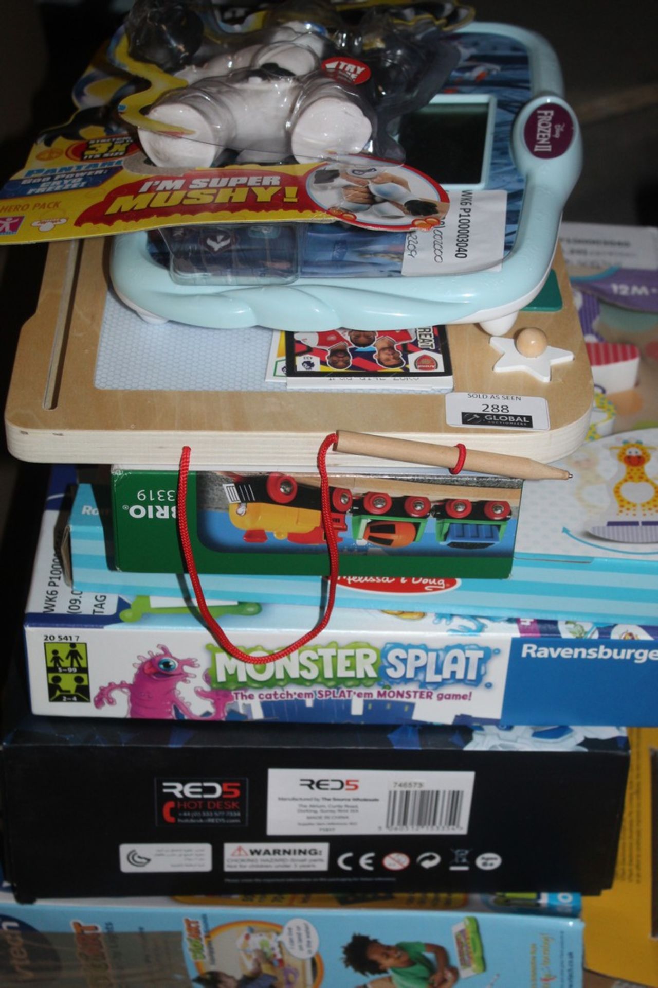 Assorted Childrens Toy Items To Include Brio Train Sets Monster Catch Em' And Splat Em' Monster