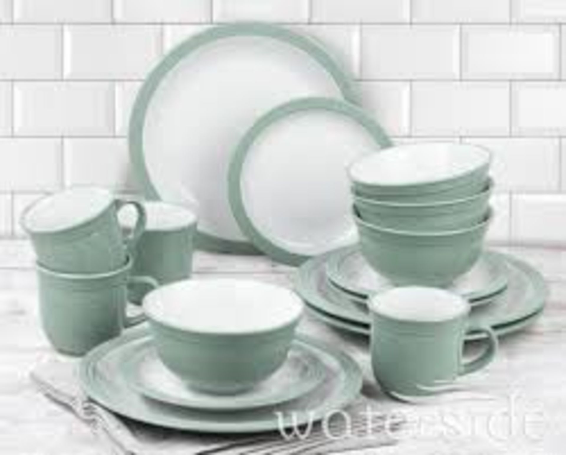 Assorted Items To Include Precious Ceramic Plant Pot and Camden Waterside Dinner Set RRP £55-£65