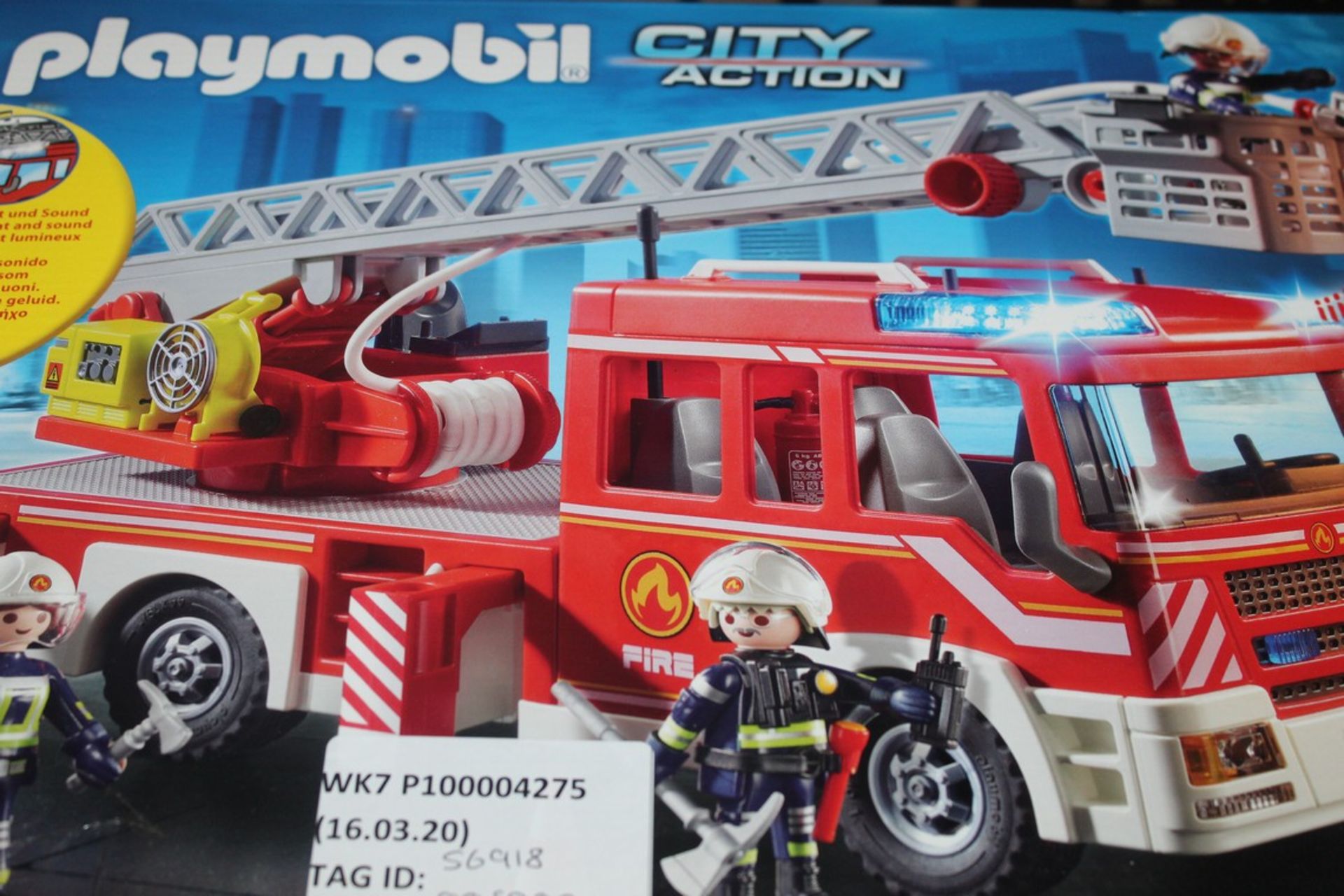 Boxed Assorted Childrens Items Play Mobil City Action Fire Engines & Carrera Go Scalextric RRP £50-