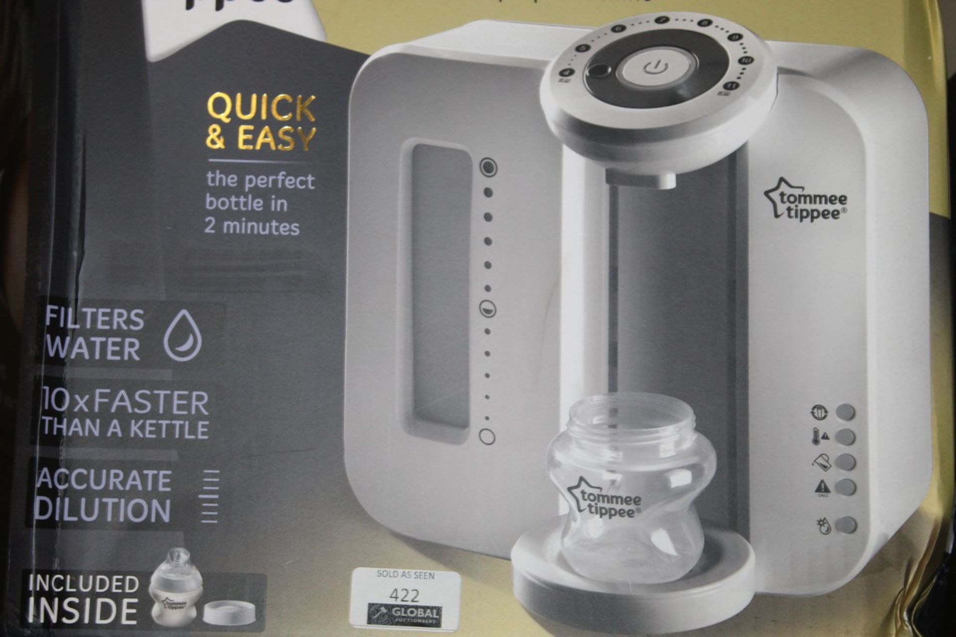 Boxed Tommee Tippee Close To Nature Perfect Prep Machine in White RRP £80 (RET00736223) (Public