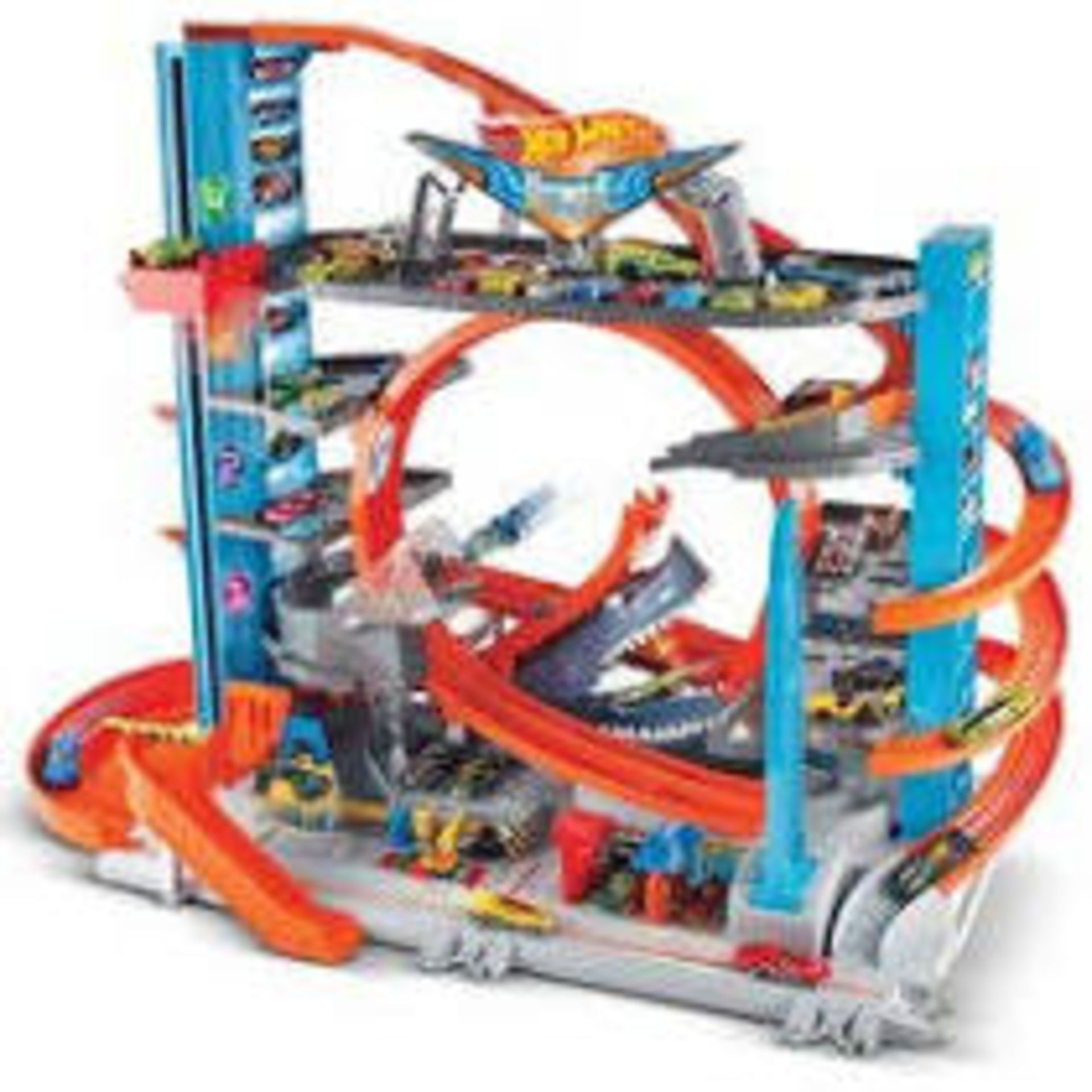 Boxed Hot Wheels Extreme Racer Garage RRP £120 (68338) (Public Viewing & Appraisals Available)