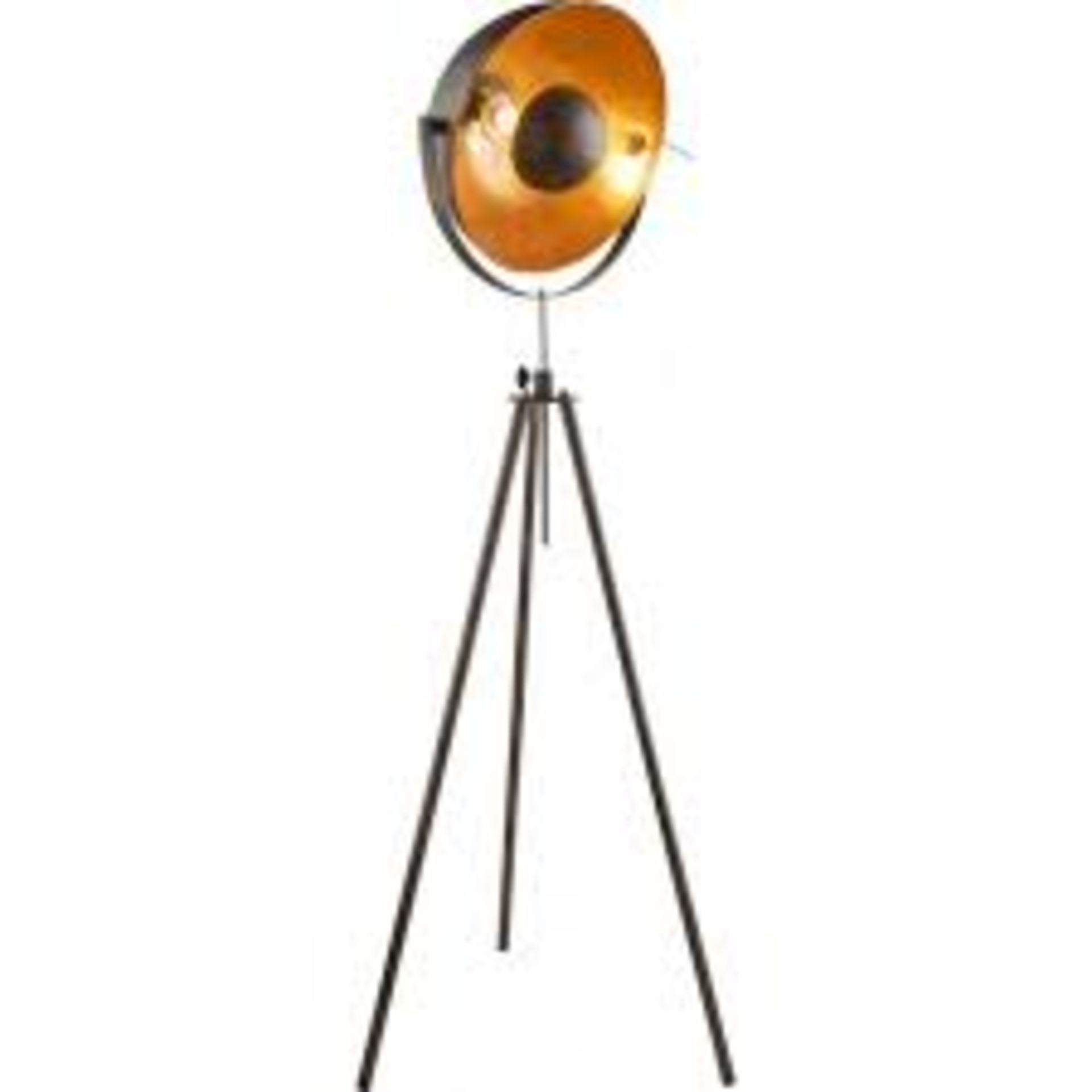 Boxed Global Tripod Floor Standing Lamp RRP £90 (16941) (Public Viewings & Appraisals Available)