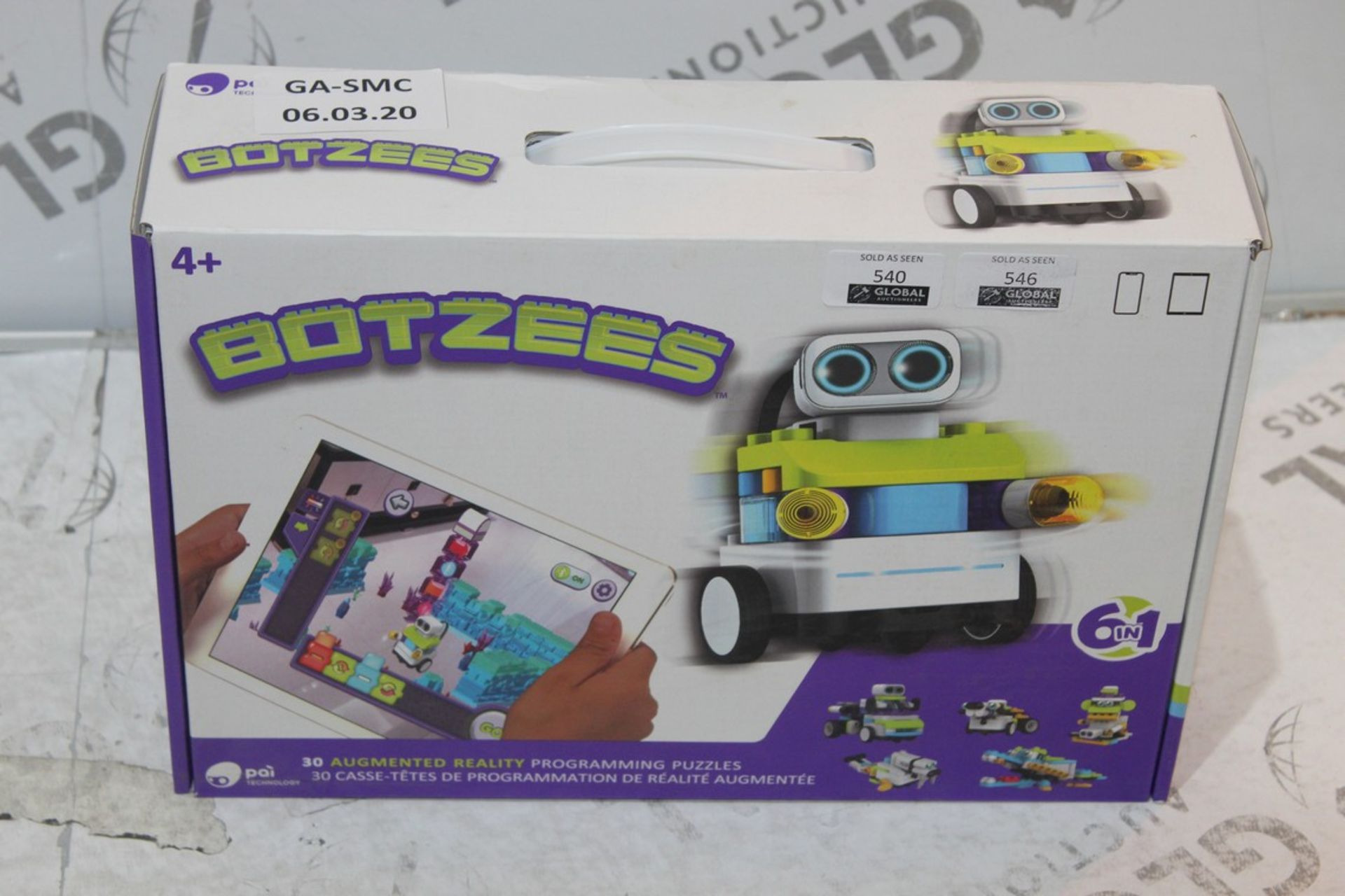 Boxed Botzees Augmented Reality Programmable Robot RRP £120 Public Viewings And Appraisals