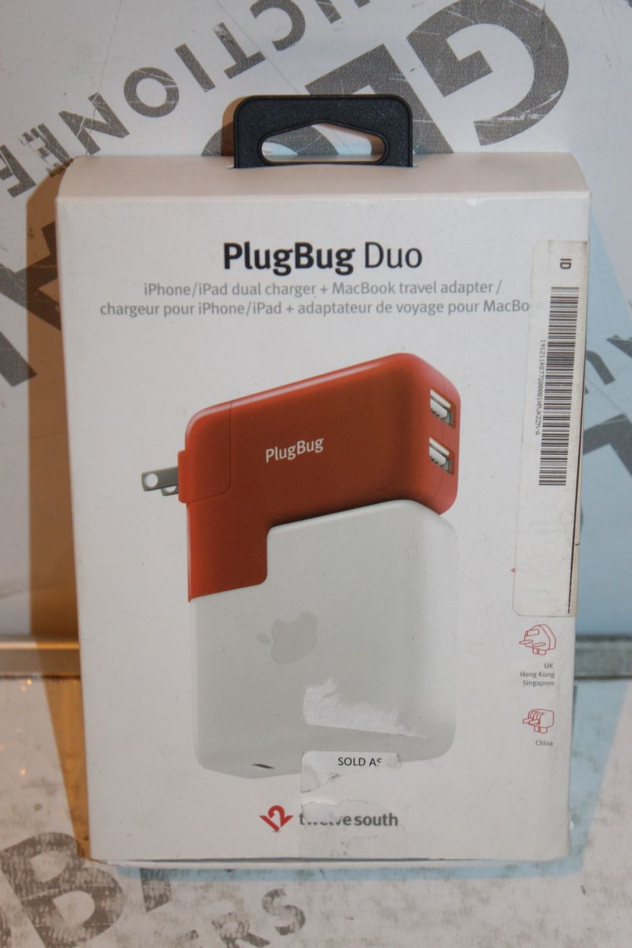 Boxed Twelve South PlugBug Duo Multi Head Adaptor RRP £75