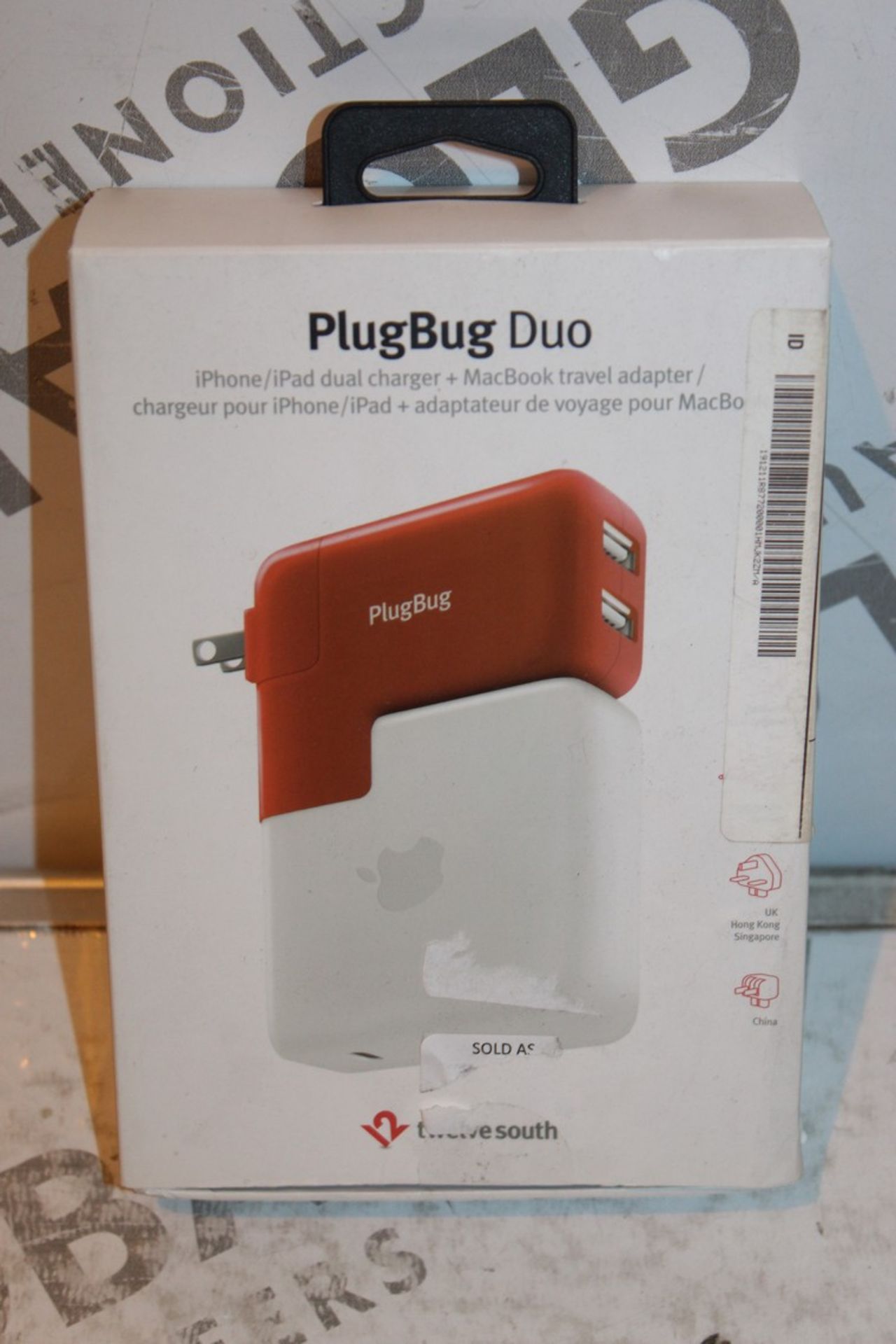 Boxed Twelve South PlugBug Duo Multi Head Adaptor RRP £75