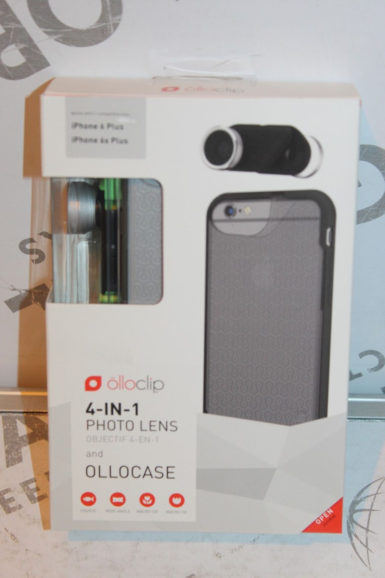 5 Boxed Olloclip 4 in 1 Photo Lens Cases For Iphone 6+ & Iphone 6s+ RRP Combined £200