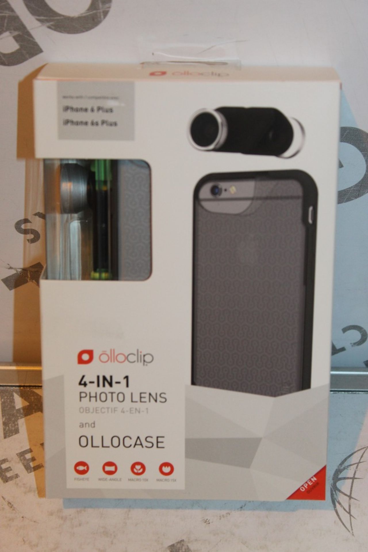 5 Boxed Olloclip 4 in 1 Photo Lens Cases For Iphone 6+ & Iphone 6s+ RRP Combined £200