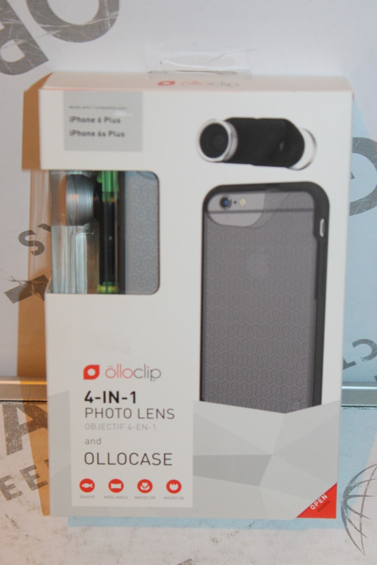 5 Boxed Olloclip 4 in 1 Photo Lens Cases For Iphone 6+ & Iphone 6s+ RRP Combined £200