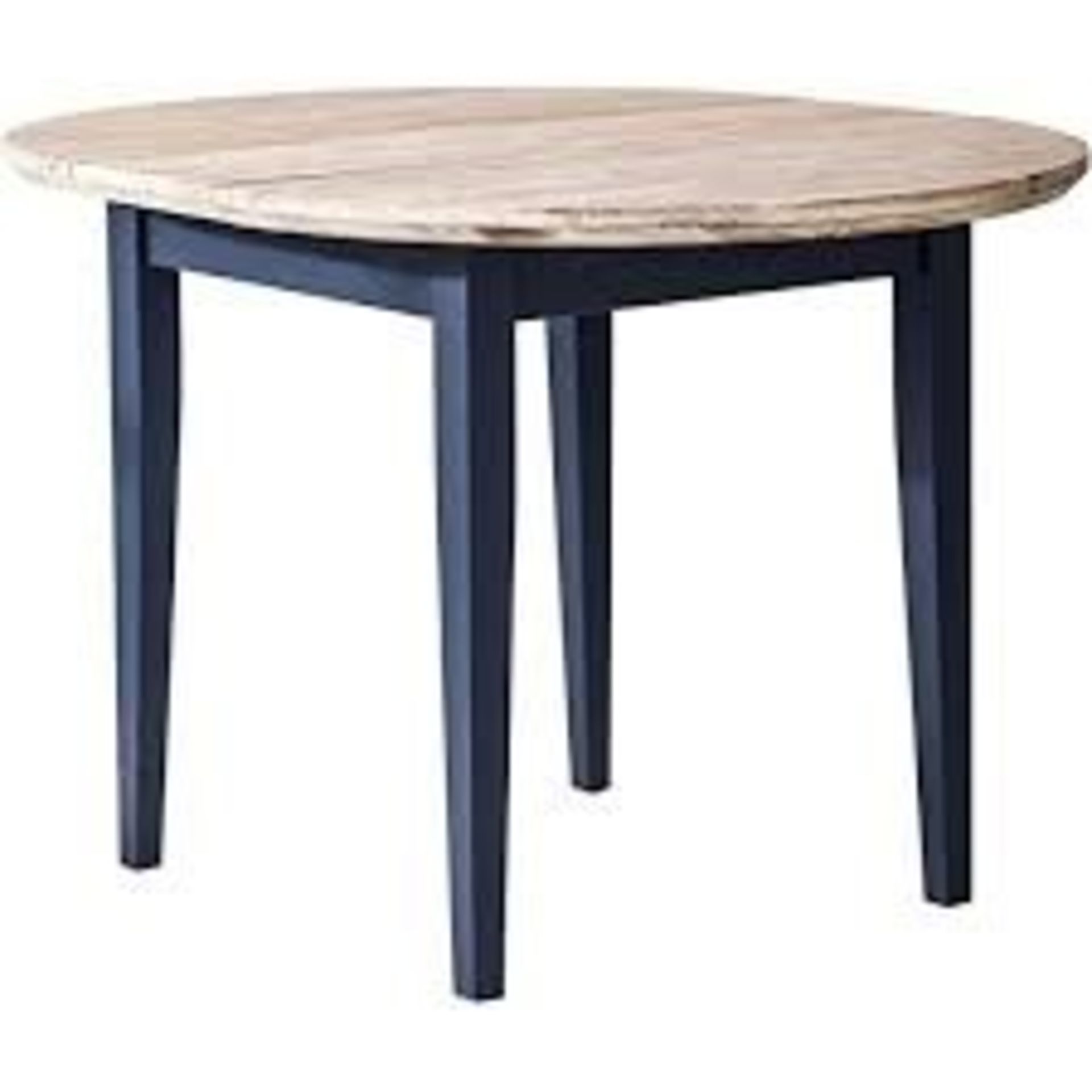 Boxed Oval Fixed Top Pedastal Tables In Natural Gr