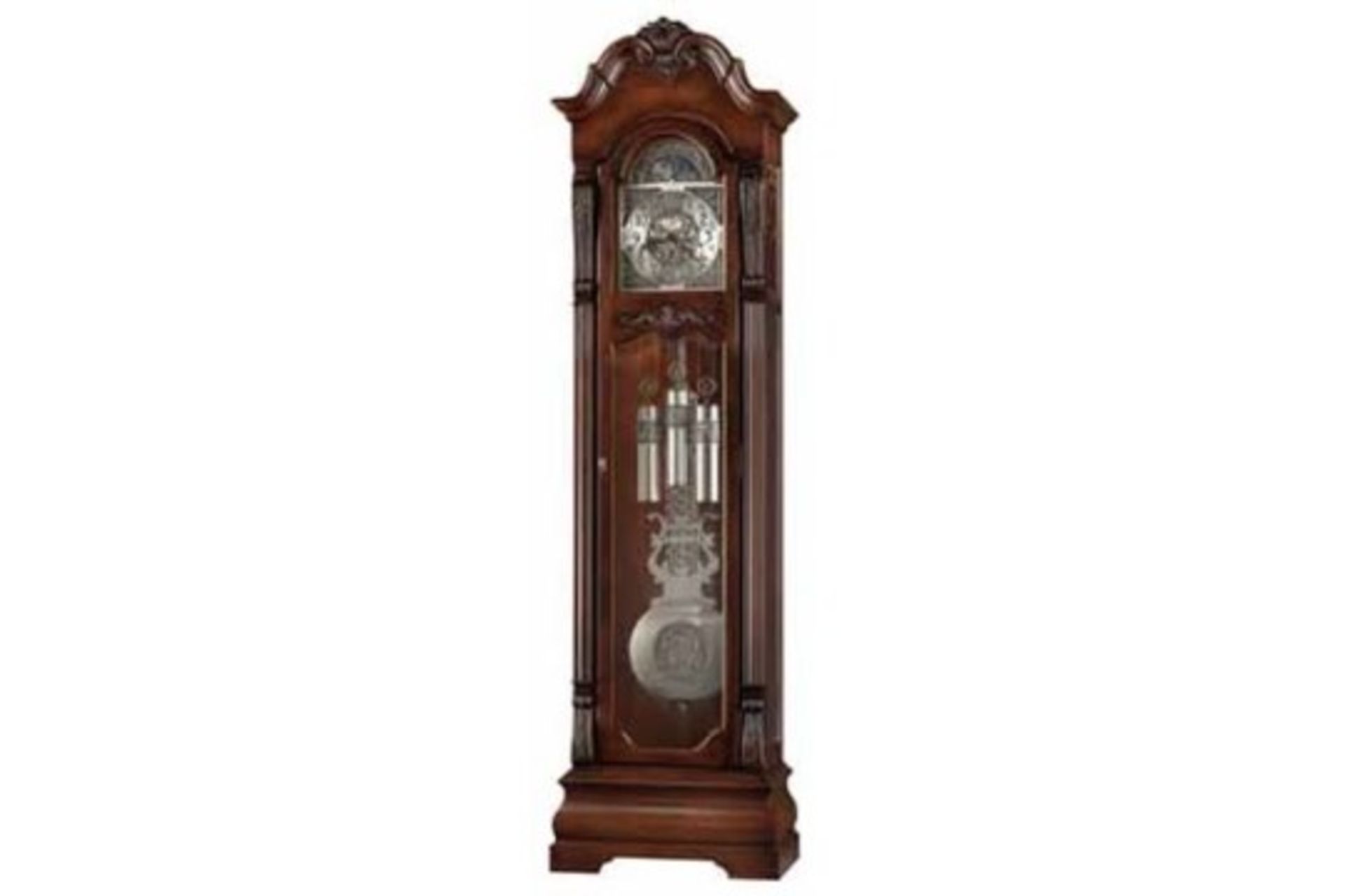 Boxed Arch Top Glass Free Standing RC Grandfather Clock RRP £300 IMAGES ARE FOR ILLUSTRATION