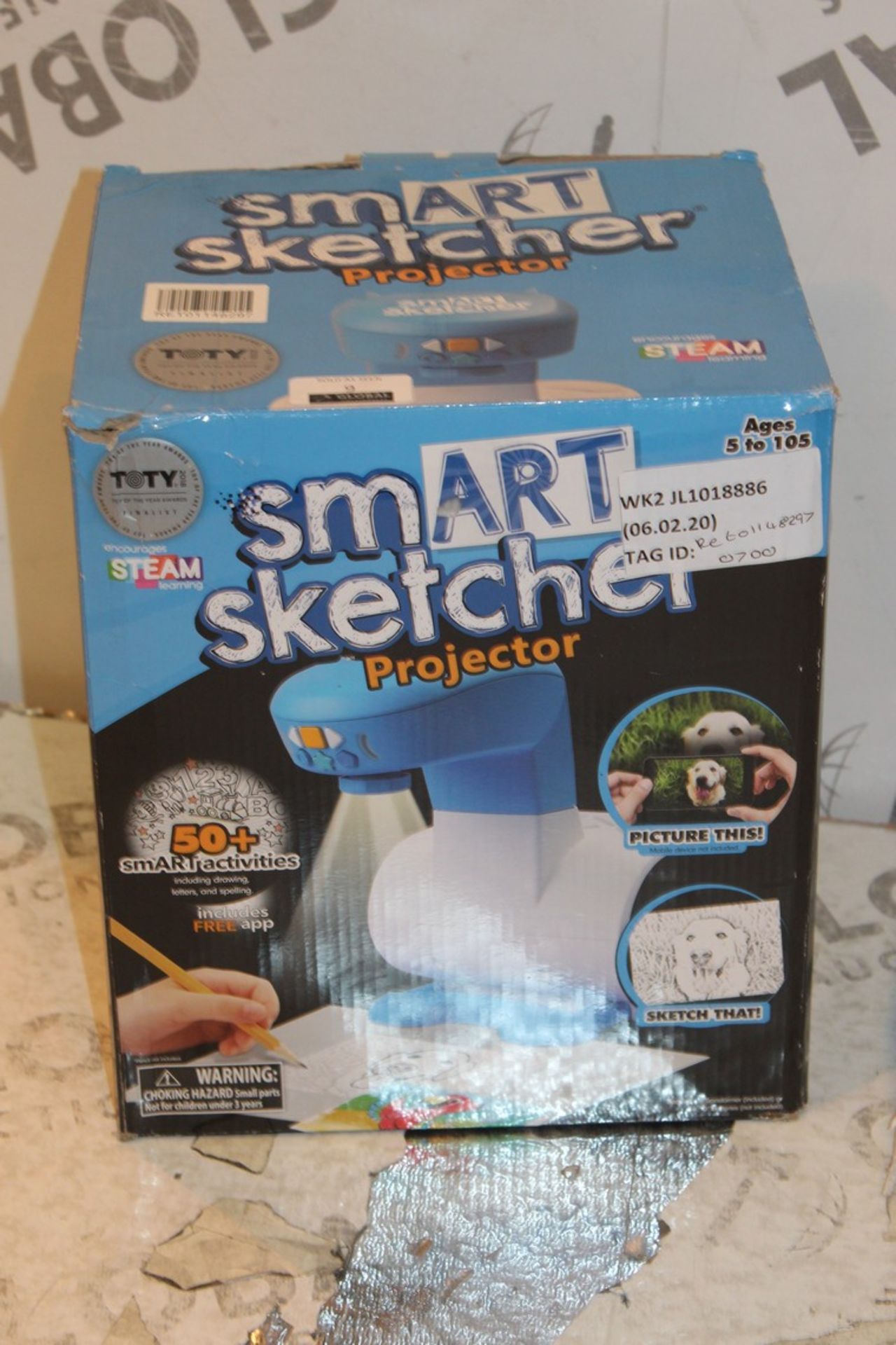 Lot To Contain 2 Boxed Smart Sketcher Projector Image Projectors Combined RRP £140 (RET00311248) (