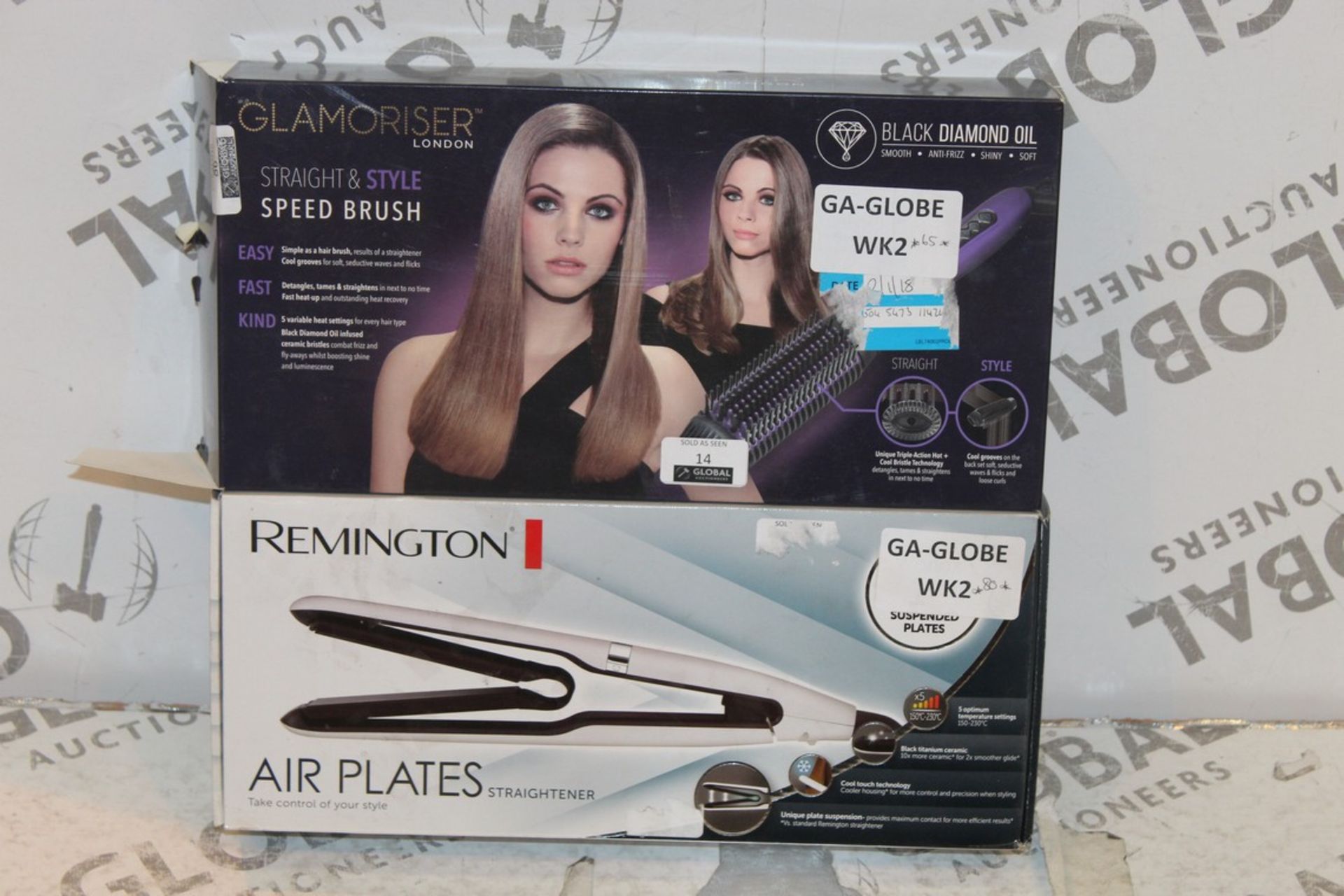Lot To Contain 2 Assorted Items To Include Glamouriser Of London Straight And Style Speed