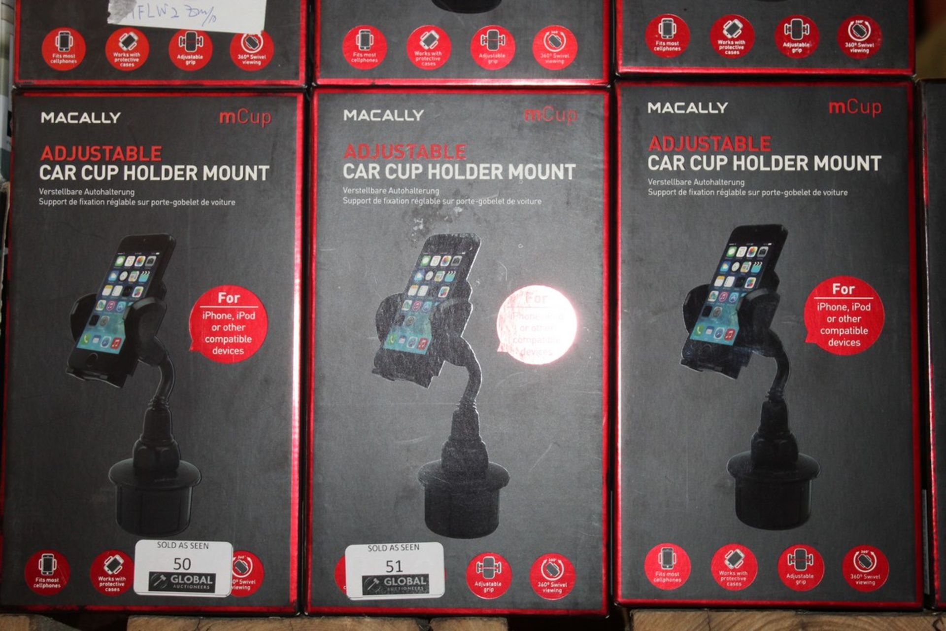 Lot To Contain 7 Macally Adjustable Universal Phone Holders Combined RRP £200 (Public Viewings And