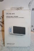 Boxed Brand New Blue Flame The Duel 2 Device Wall Charger RRP £35