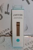 Lot to Contain 5 Brand New Pebble Quick Release Golden Bracelet Wrist Watch Strap RRP £100