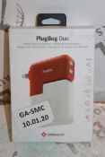 Lot to Contain 2 Boxed Plugbug Duo Twelve South Multi Chargers with Various Heads Combined RRP £120