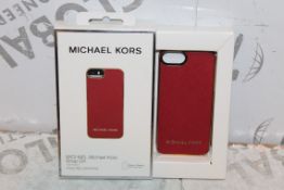 Lot to Contain 2 Brand New Michael Kors iPhone 5 Snap on Phone Cases Combined RRP £40