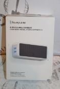 Boxed to Contain 3 Brand New Blue Flame 2 Device USB Wall Chargers Combined RRP £90