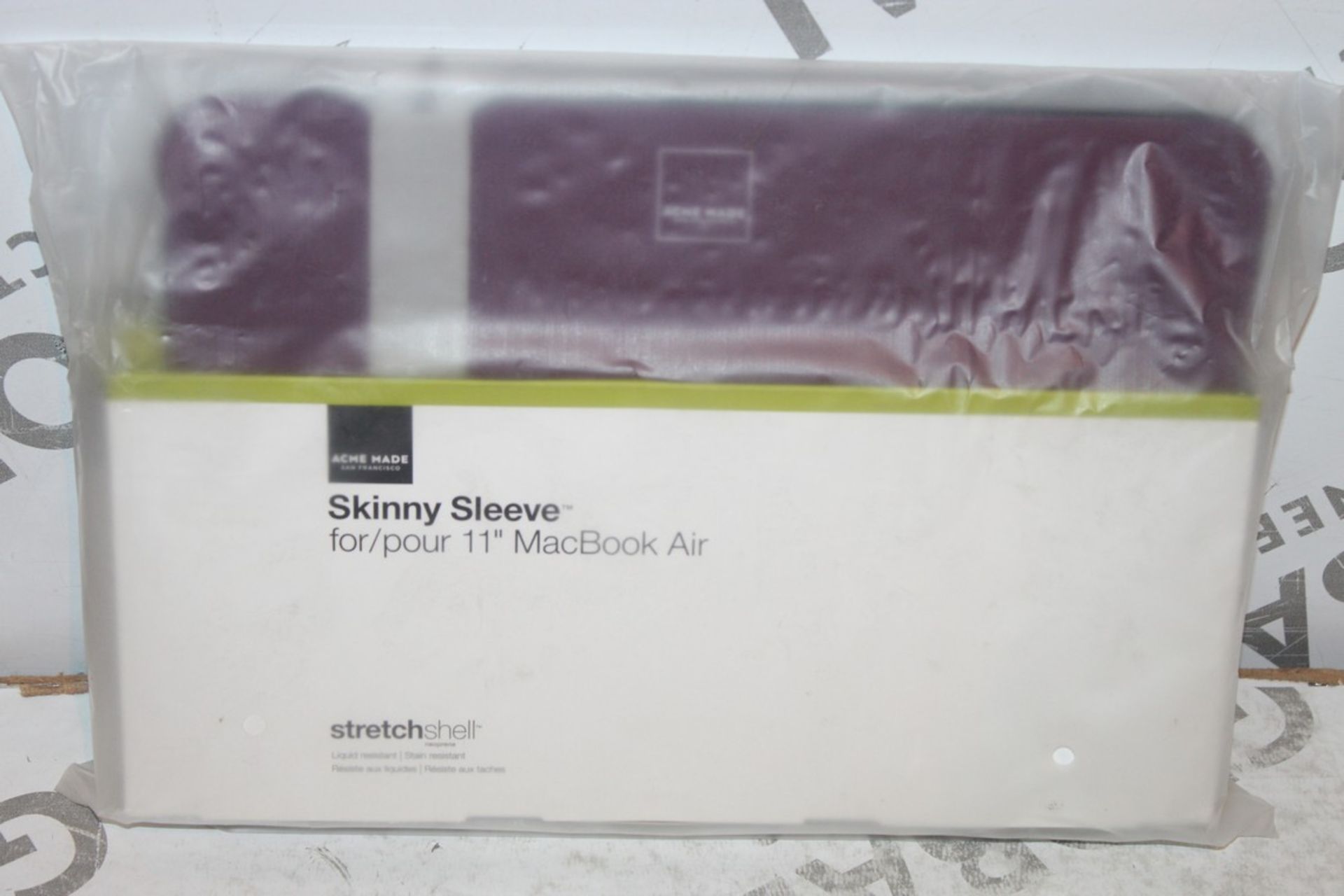 Lot to Contain 5 Brand New Acmi Made 11" Skinny Sleeve for MacBook Air Purple RRP £100