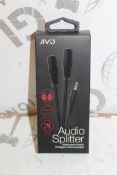 Lot to Contain 50 Assorted Items to Include Jivo Audio Splitters, Jivo Jellies Earphones Combined