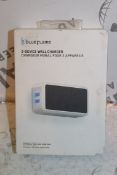 Boxed Brand New Blue Flame The Duel 2 Device Wall Charger RRP £35