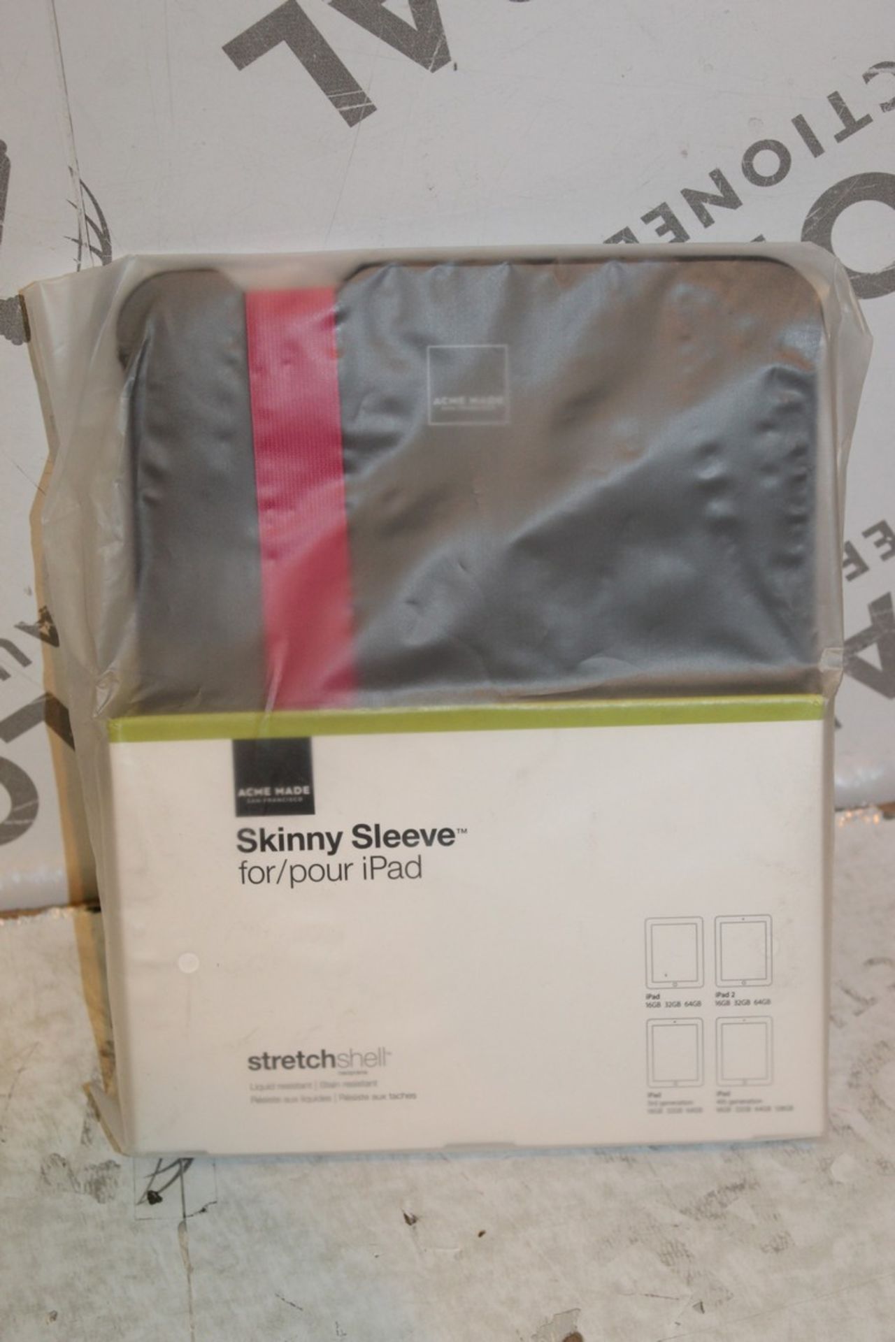 Lot to Contain 2 Brand New Acmimede Skinny Sleeve iPad Stretch Shells Combined RRP £60