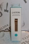 Lot to Contain 5 Brand New Pebble Quick Release Golden Bracelet Wrist Watch Strap RRP £100