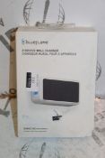 Lot to Contain 7 Assorted Brand New Blue Flame 2 Device Wall Chargers Combined RRP £210