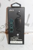 Lot to Contain 20 Jivo USB Boxed Retractable Cables Combined RRP £100