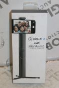 Lot to Contain 2 Boxed Brand New Cliquefie Max Selfie Sticks Combined RRP £100