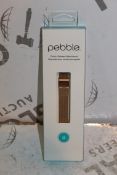 Lot to Contain 5 Brand New Pebble Quick Release Golden Bracelet Wrist Watch Strap RRP £100