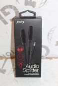 Lot to Contain 50 Assorted Items to Include Jivo Audio Splitters, Jivo Jellies Earphones Combined