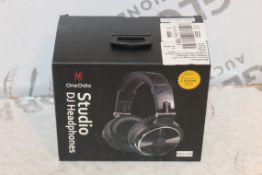 Lot to Contain 2 Boxed Brand New Pairs OneAudio Studio Headphones in Black RRP £70 (Appraisals