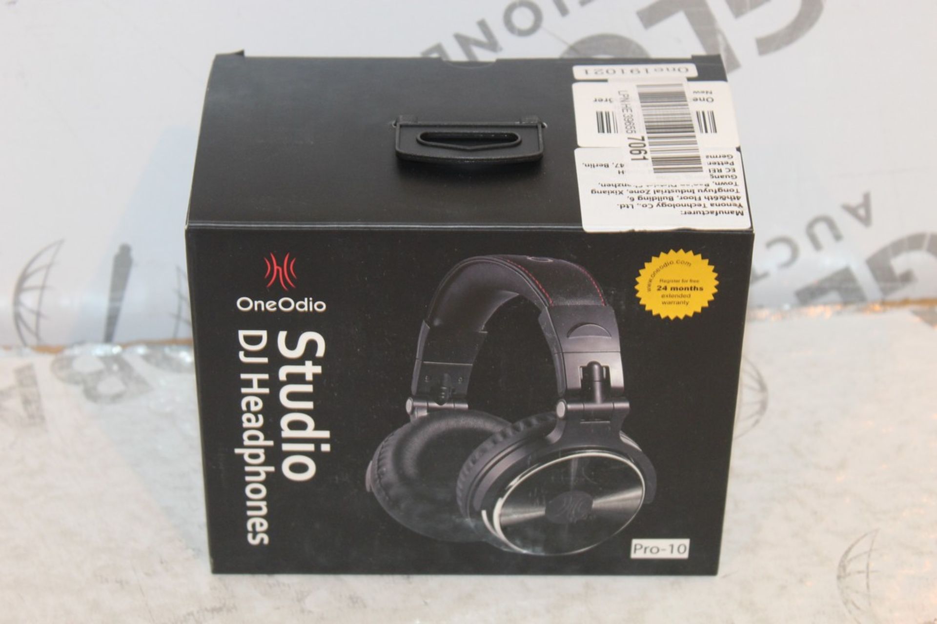 Lot to Contain 2 Boxed Brand New Pairs OneAudio Studio Headphones in Black RRP £70 (Appraisals