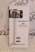 Lot to Contain 2 Boxed Cliquefy White Selfie Stick Max Combined RRP £100 (Appraisals Available