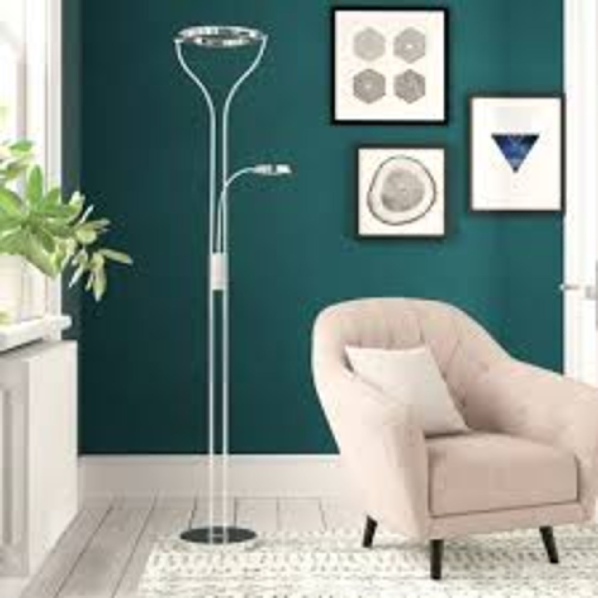 Boxed Jelissa Floor Lamp RRP £35 (Appraisals Available Upon Request)