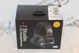 Lot to Contain 2 Boxed Brand New Pairs OneAudio Studio Headphones in Black RRP £70 (Appraisals