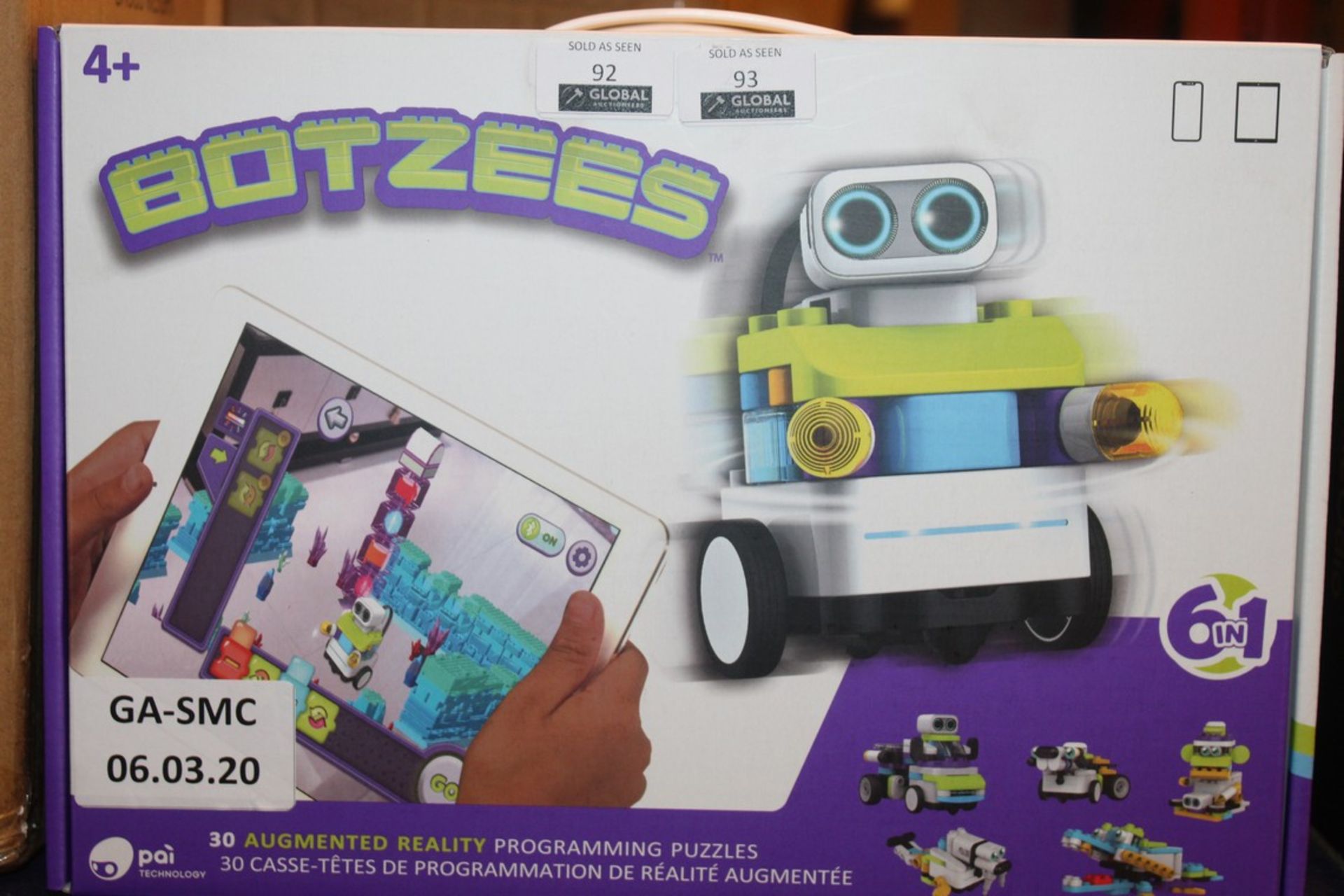 Boxed Botzees Augmented Reality Programable 6 in 1 Robot RRP £100 (Appraisals Available Upon