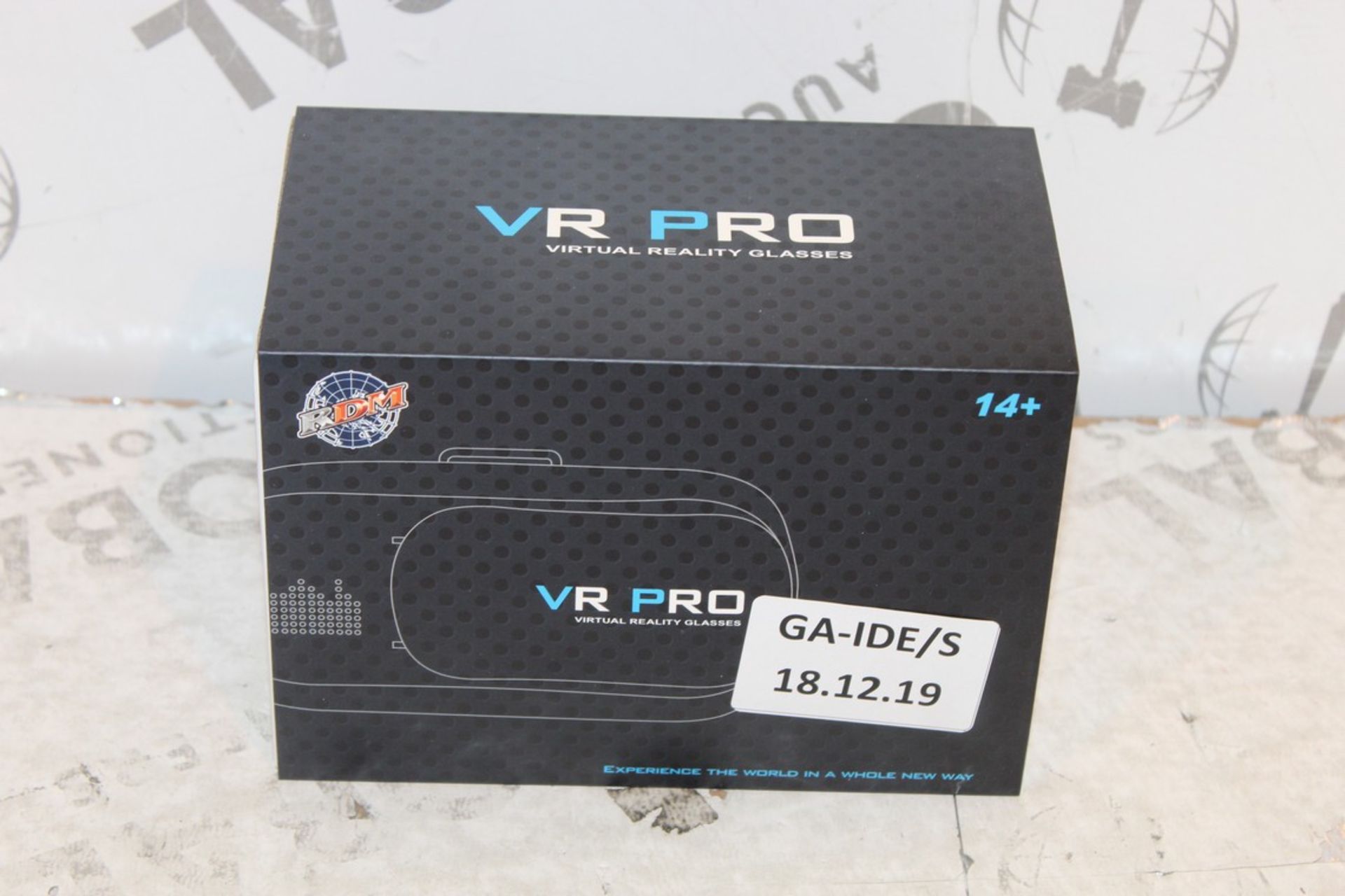 Lot to Contain 2 Boxed RDM VR Pro Virtual Reality Goggle Packs Combined RRP £100 (Appraisals