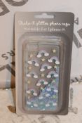 Lot to Contain 24 Brand New iPhone 8 Shake it Glitter Rainbow Phone Cases Combined RRP £120 (