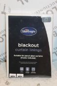 Brand New Pair of Silent Night Blackout 46 x 72" Curtain Linings RRP £68Ê(Appraisals Available
