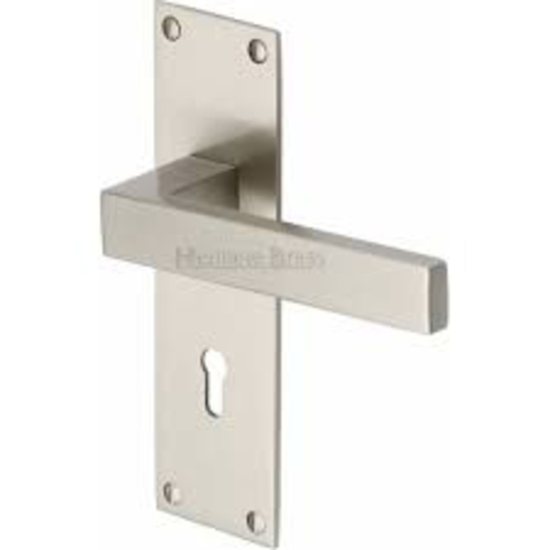 Lot to Contain 3 Boxed M Marker Brass Door Handles Packs RRP £150 (16904) (Appraisals Available Upon