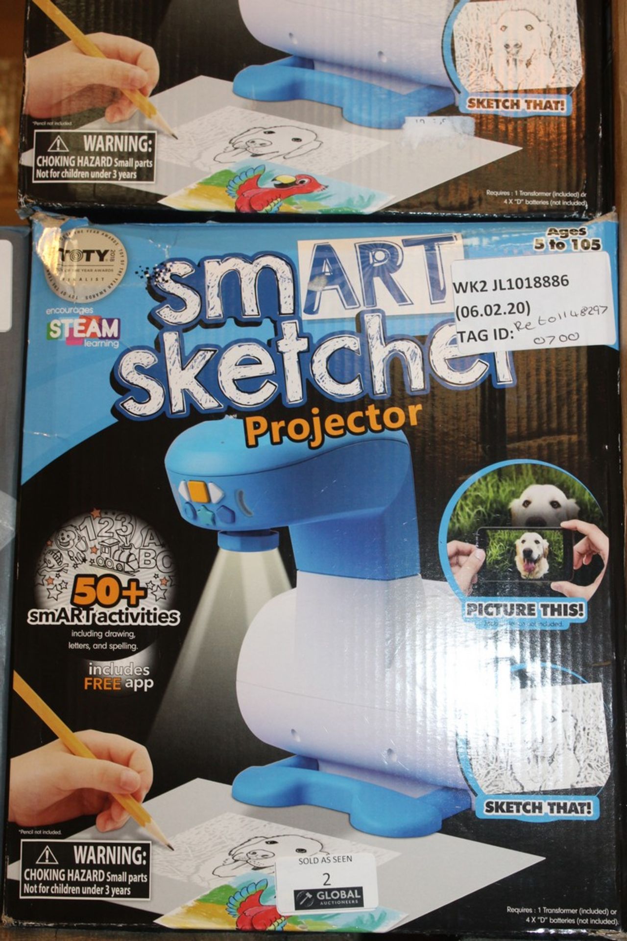 2 Boxed Smart Sketcher Projector Picture Tracers RRP £140 (RET01148297) (RET00311248) (Appraisals