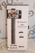 Lot to Contain 2 Boxed Cliquefy Grey Selfie Stick Max Combined RRP £100 (Appraisals Available Upon