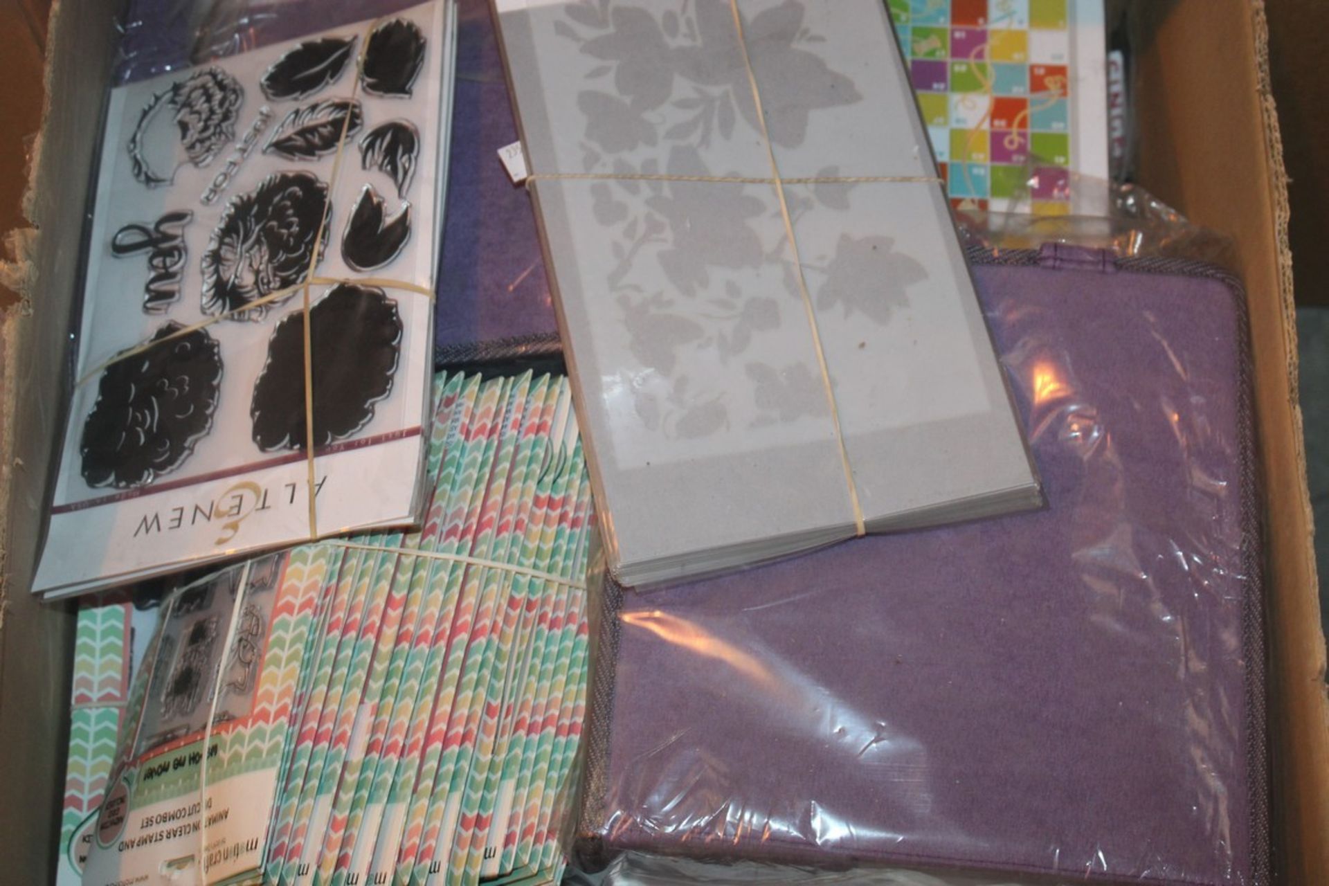 Lot to Contain Vast Quantity of Craft Packs, Just for You Craft Packs, Just for You Stencils,