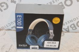 Lot to Contain 3 Assorted brand New Pairs EKSA & OneAudio Headphones to include 2 x E100 Blue &