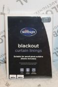 Brand New Pair of Silent Night Blackout 46 x 72" Curtain Linings RRP £68Ê(Appraisals Available