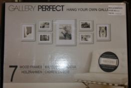 Box set of 7 Gallery Hang Your Own Designer Picture Frames RRP £75 (4856090) (Appraisals Available