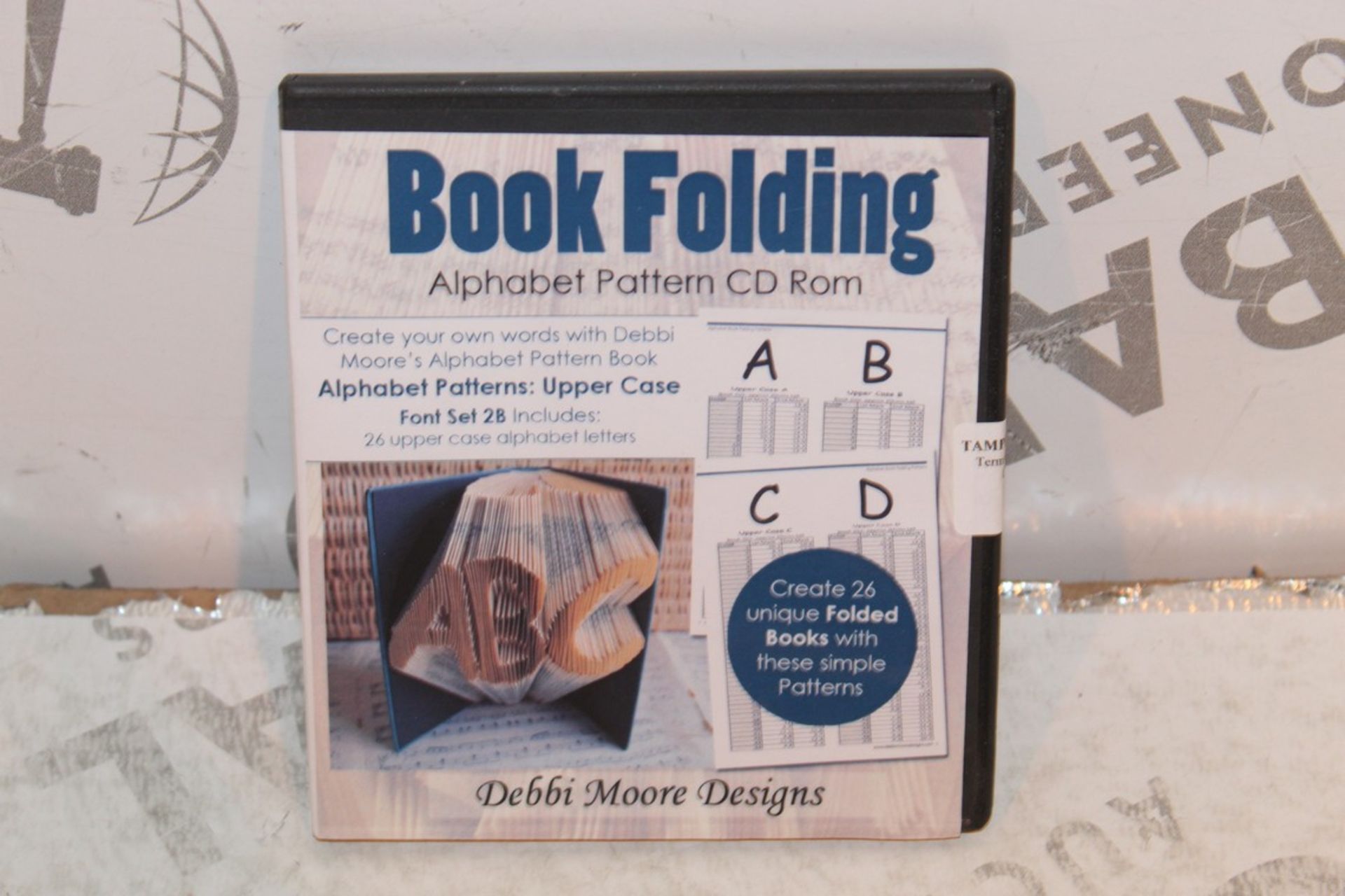 Lot to Contain a Vast Quantity of Items to Include Book Folding Alphabet Pattern CD DVD Roms