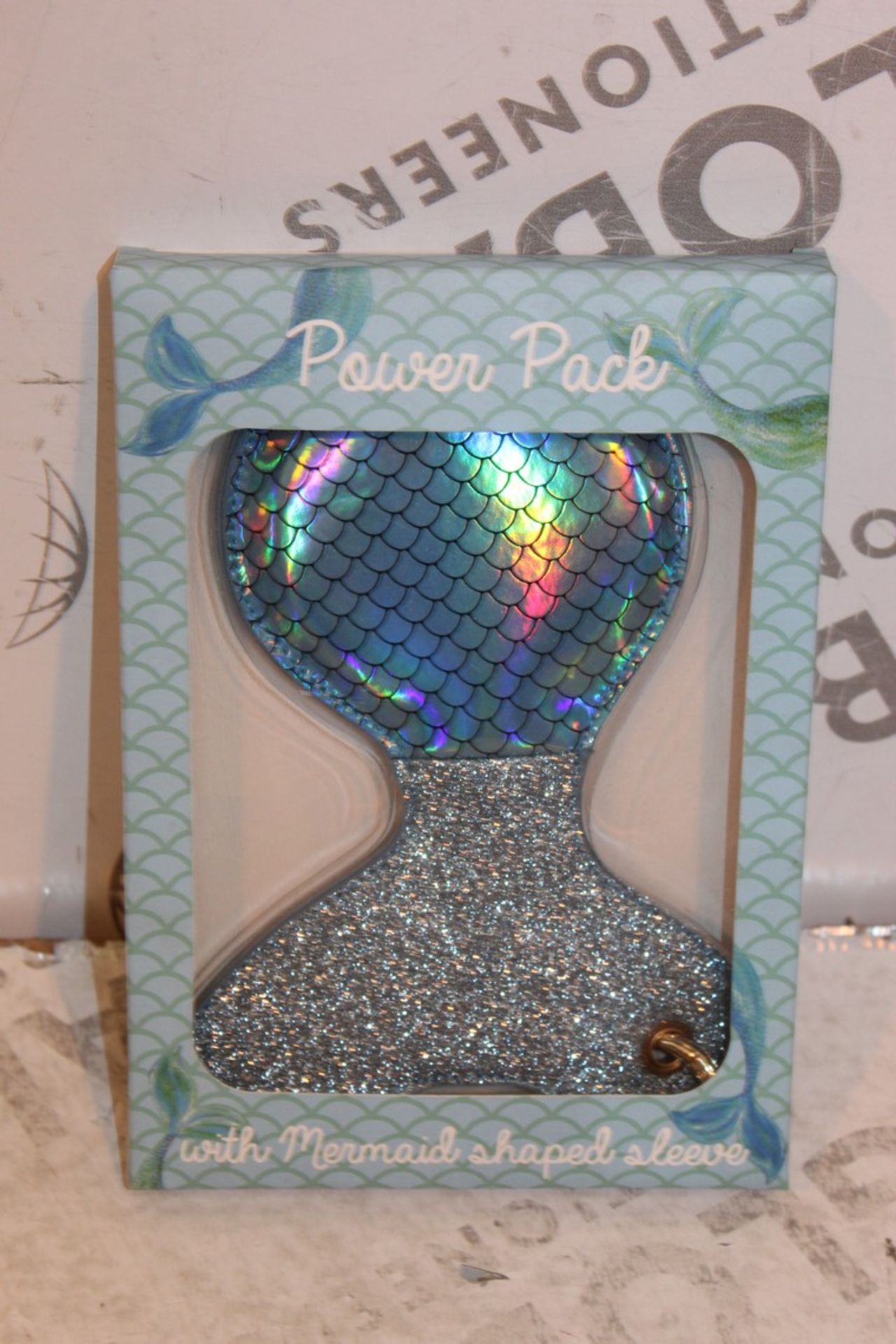 Lot to Contain 20 Brand New Mermaid Shake Iridescent Power Pack Chargers RRP £300 Combined (